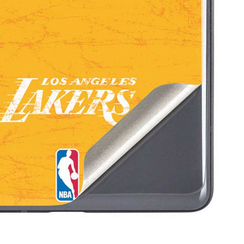 NBA Los Angeles Lakers Distressed Google Pixel 7a Skin